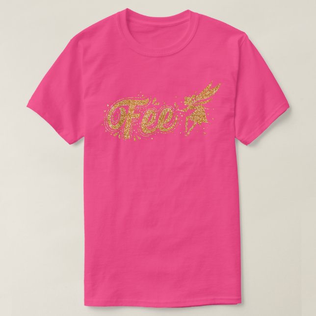 Camiseta Fada Madrinha com Anjos (Frente do Design)