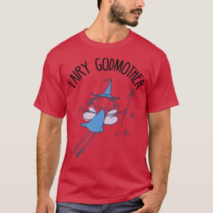 Camiseta Fada-madrinha fada bonitinha com varinha mágica