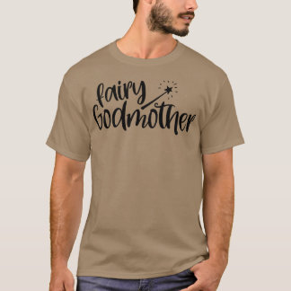 Camiseta Fada madrinha fada bonitinha com varinha mágica