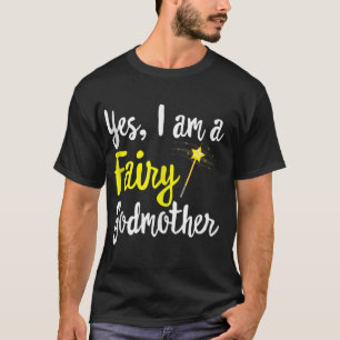 Camiseta Fada Madrinha Mágica Mão Engraçada Mama Mãe-Minha
