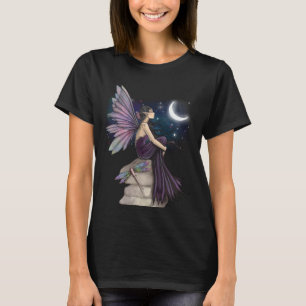 Camiseta Fada Mente à Deriva com Libélula e Lua