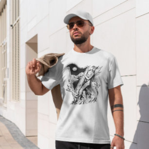 Camiseta Fada Musical Dark Art Nouveau