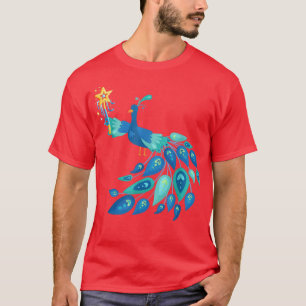 Camiseta Fada, Pavão Magical Engraçado Pássaros Cutes Engra