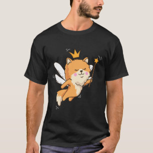 Camiseta Fada Pomerânia Cão-Whisperer Proprietário de Anima