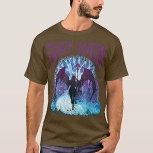 Camiseta Fada Rainha Grunge Estética Fairycore Dark Gótico