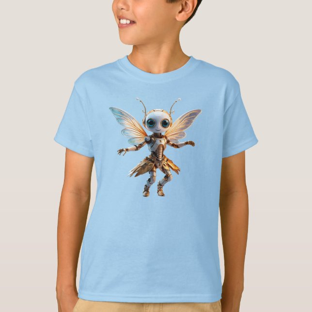 Camiseta Fada Robô Dançarina Formiga Doce Pixie (Frente)