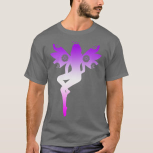 Camiseta Fada Roxa Rasa Mágica Fairie Madrinha Tee