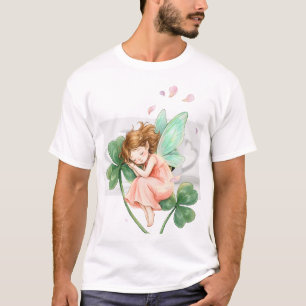 Camiseta Fada Sonhadora Com Dança Mágica de Trevo