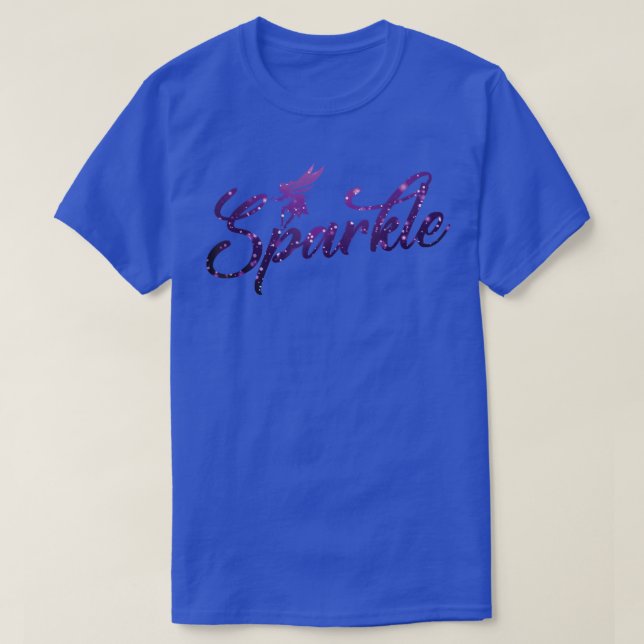Camiseta Fada Sparkle como Fairy Tale (Frente do Design)