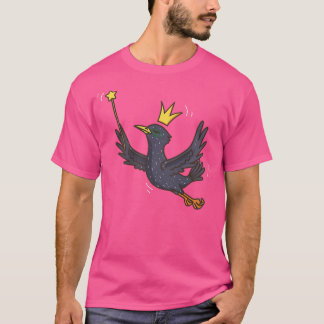 Camiseta Fada Starling Selvagem Vida Mística Pássaro Starli