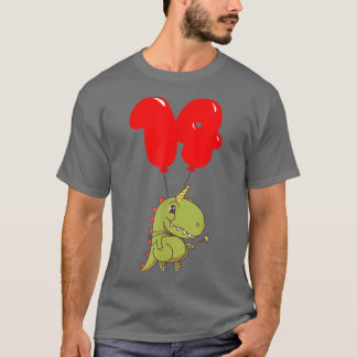 Camiseta Fada T-Rex Cuta - Aniversário de 14 - Crianças Bal