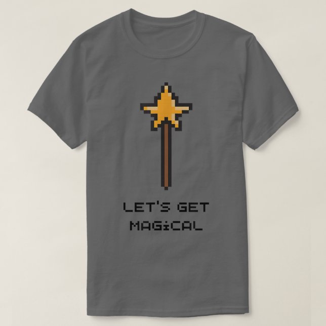 Camiseta Fada Wand 8 bits Videogame Funny Gamers Pieleted D (Frente do Design)