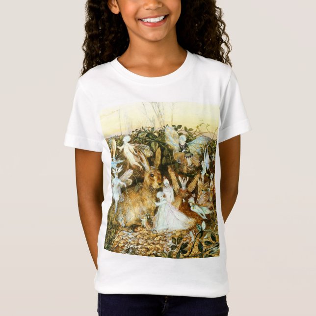 Camiseta Fadas e Coelho (Frente)
