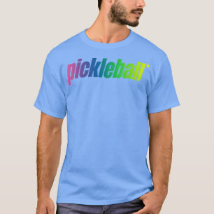 Camiseta Fade Arco-Íris Retroativo da Pickleball