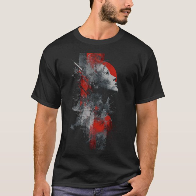 Camiseta Faded Artist Graphic Print (Frente)
