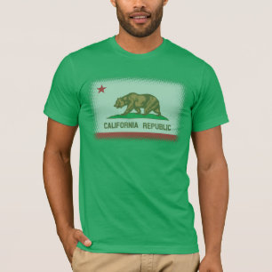 Camiseta Fader da bandeira de Califórnia