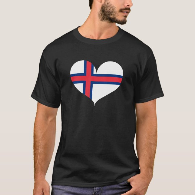 Camiseta Fæ røerne - Føroyar - Bandeira das Ilhas Faroé (Frente)