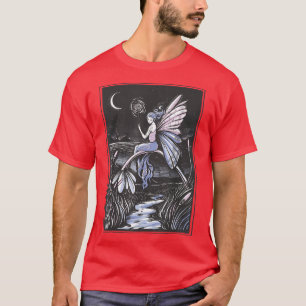 Camiseta Faecore Fairy Night Fairycore Fantasy Magia Nature