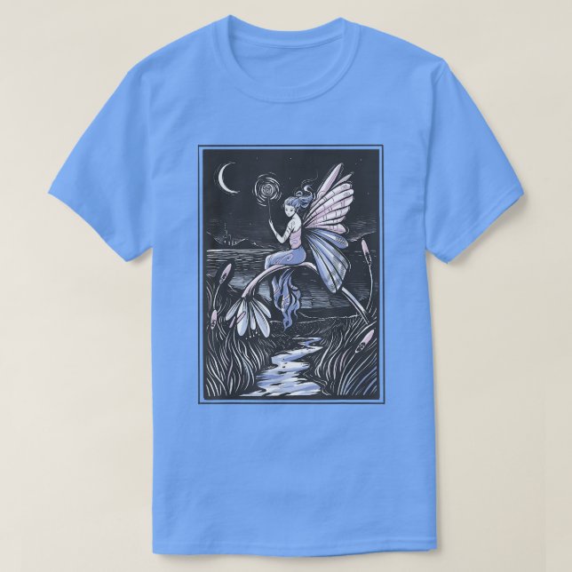 Camiseta Faecore Fairy Night Fairycore Fantasy Magia Nature (Frente do Design)