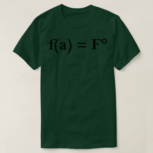 Camiseta FAFO Math Equation Engraçado Professor de Matemáti (Frente do Design)