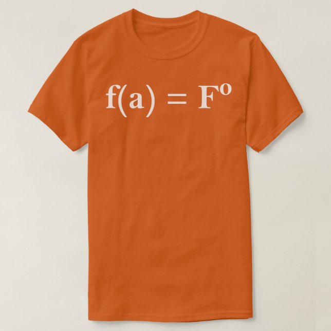 Camiseta FAFO Math Equation FAFO Memo (Frente do Design)