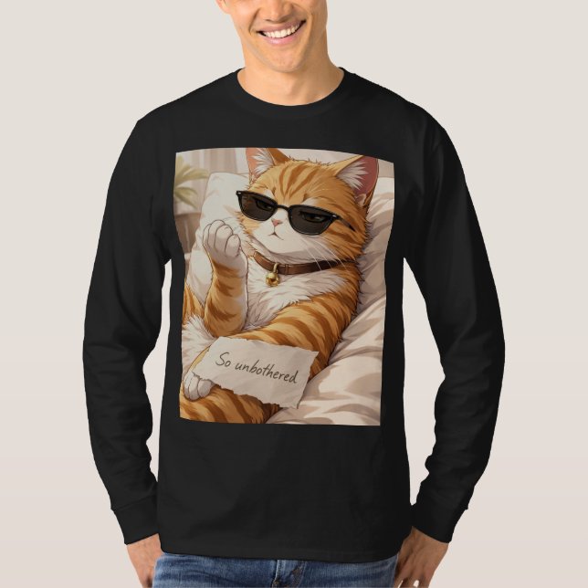 Camiseta FAFO – So Unbothered Cat T-Shirt (Frente)