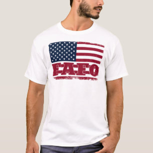 Camiseta FAFO USA Bandeira 4° Dia da Independência de julho