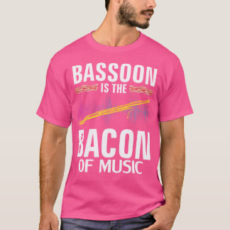 Camiseta Fagote É o Bacon da Música Orquestra Divertida Toc