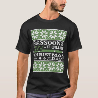 Camiseta Fagote será Tshirt do dia de Natal
