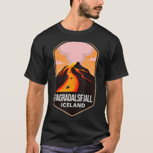 Camiseta Fagradalsfjall 2022 Mountain Volcano Erupted Icela