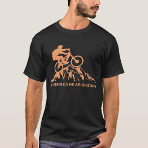 Camiseta Fahrradfahrer Fahrrad MTB Descida Berge Abkürzung