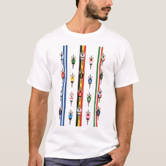 Camiseta Fahrradfahrer Gruppe