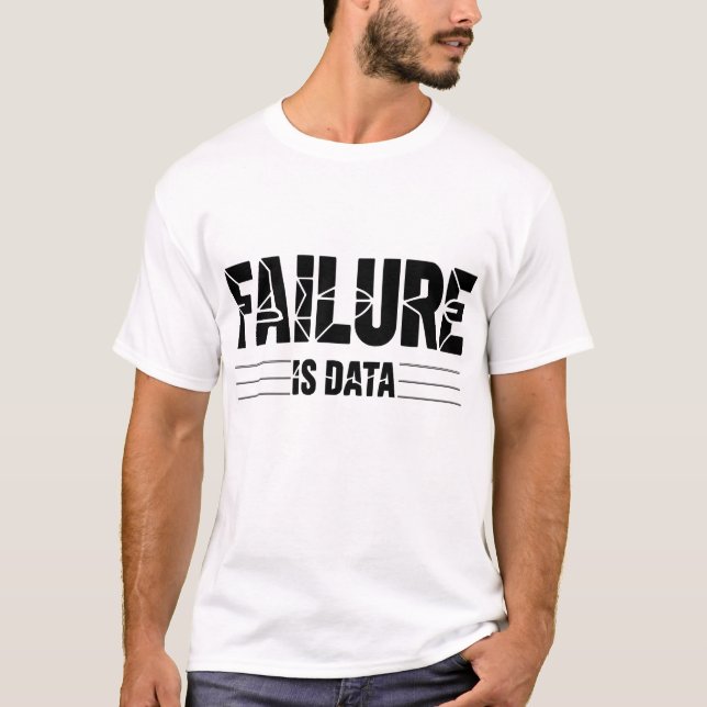 Camiseta Failure is Data – Minimal Intellectual | Founder (Frente)
