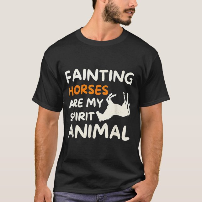 Camiseta Fainting Horses Are My Srit Animal Funny Farm Hors (Frente)