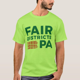 Camiseta Fair Distritos PA verde limão
