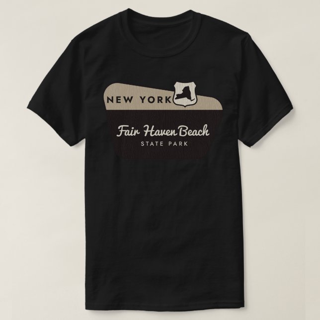 Camiseta Fair Haven Beach State Park New York - Sinal de Bo (Frente do Design)