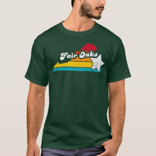 Camiseta Fair Oaks Virginia Vintage aflita Souvenir 1