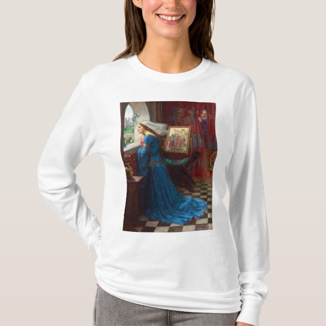 Camiseta Fair Rosamund c. 1916, por John William Waterhouse (Frente)
