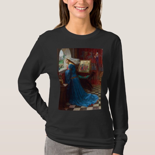 Camiseta Fair Rosamund c. 1916, por John William Waterhouse (Frente)