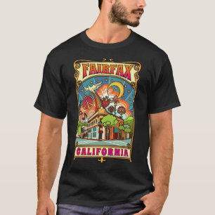Camiseta Fairfax California Town