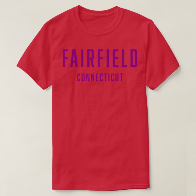Camiseta Fairfield Connecticut TShirt 5 (Frente do Design)