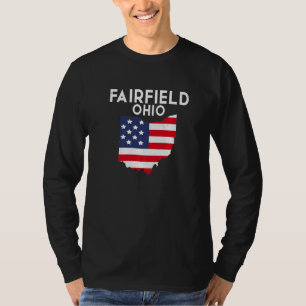 Camiseta Fairfield Ohio EUA Estado América Viagem Ohioan Pr