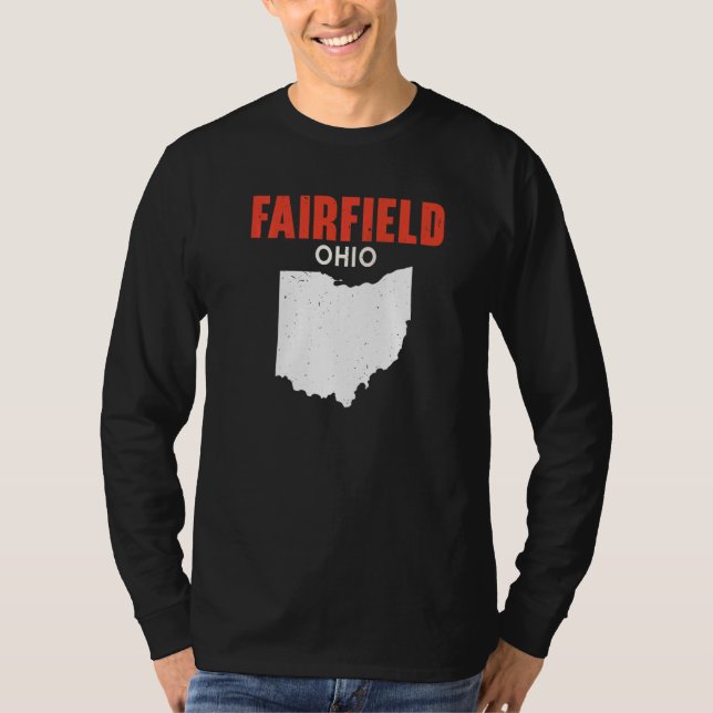 Camiseta FAIRFIELD Ohio USA State America Travel Ohioan   (Frente)