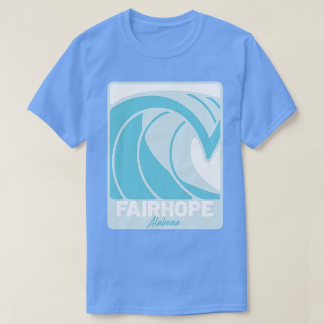 Camiseta Fairhope Beach Alabama Atlantic Ocean AL Crashing (Frente do Design)