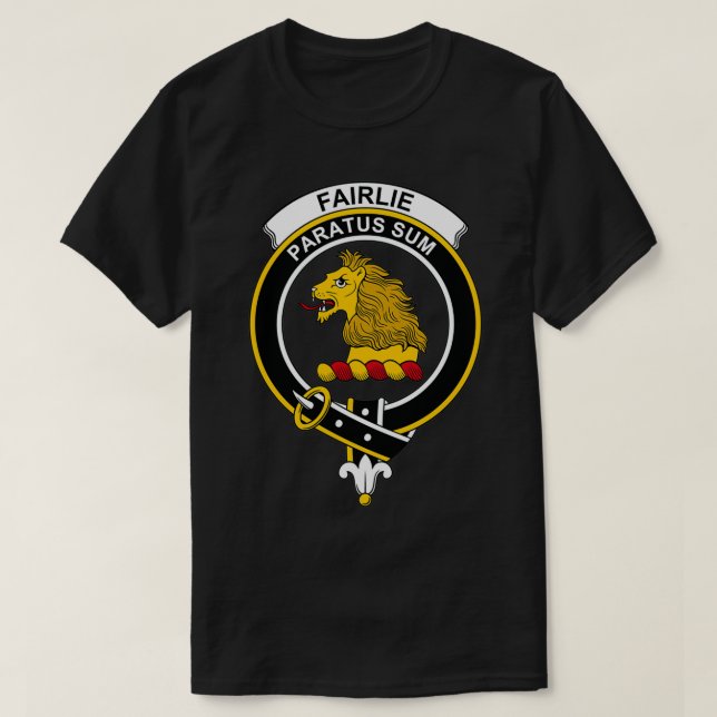 Camiseta Fairlie Crest Tartan Clan Scottish Clan (Frente do Design)