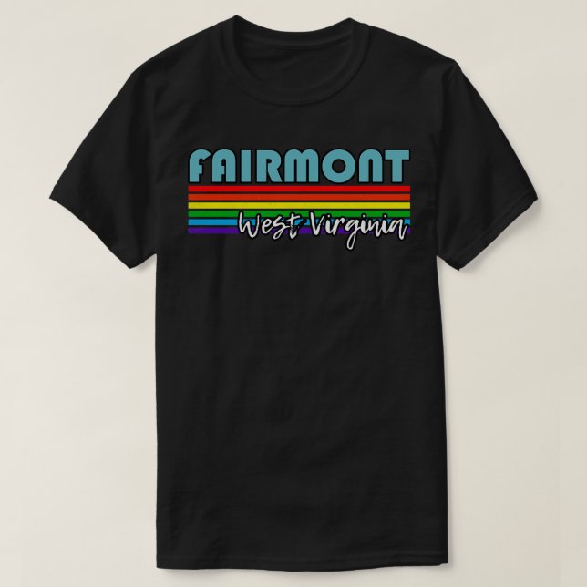 Camiseta Fairmont West Virginia Pride Fairmont LGBT Gift L (Frente do Design)