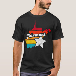 Camiseta Fairmont West Virginia Vintage angustiou Souvenir