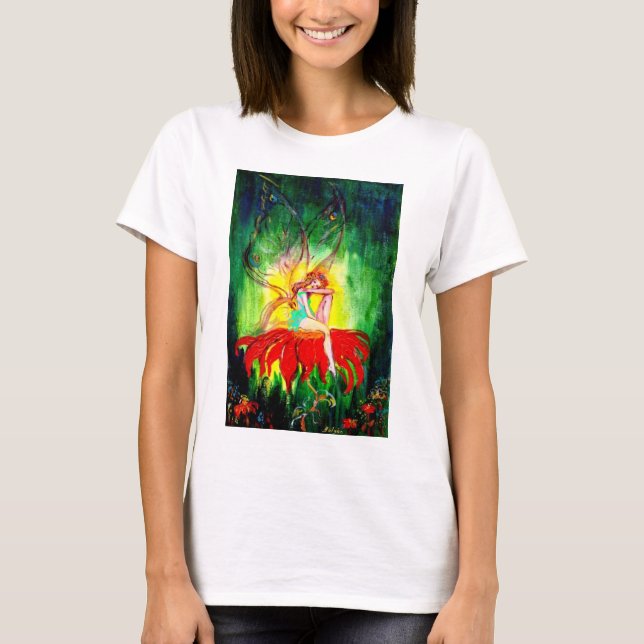 CAMISETA FAIRY DREAMING NA FLORES (Frente)