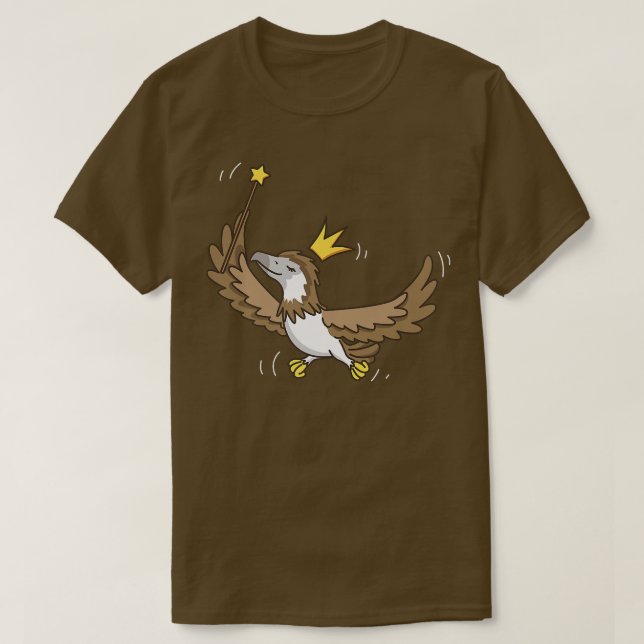 Camiseta Fairy Eagle Wildlife Mystical Bird Eagle Fairy Lov (Frente do Design)