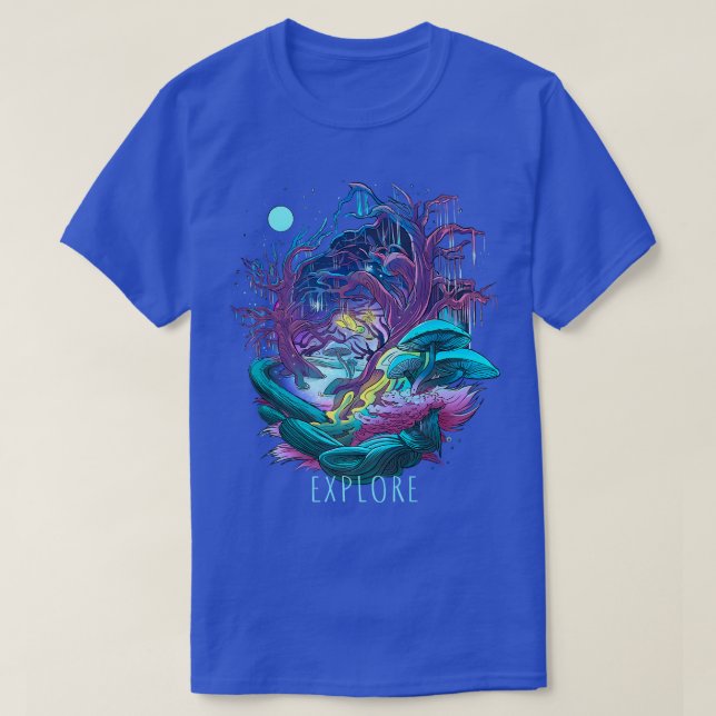 Camiseta Fairy Fantasy Forest Mushroom Beautiful Nature Fun (Frente do Design)